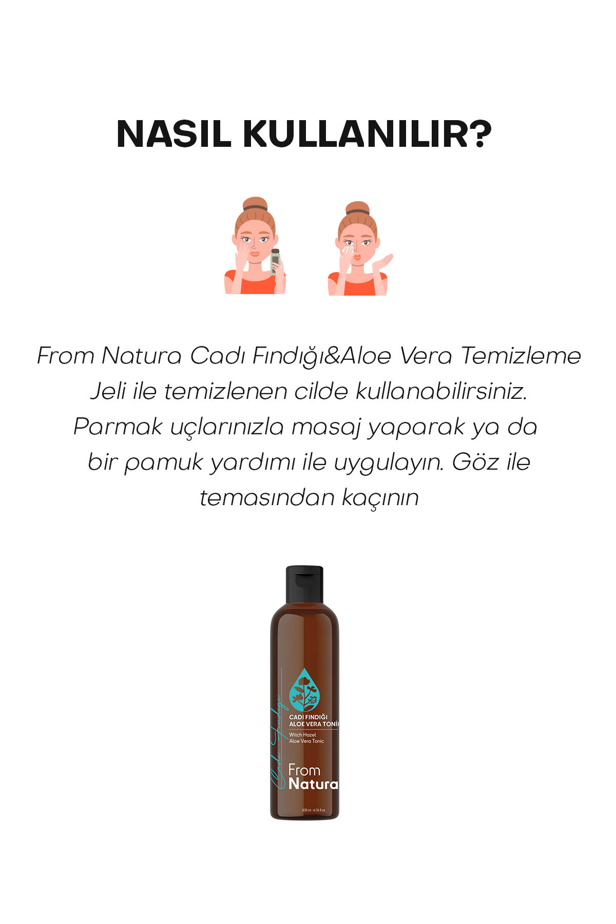 Cadı Fındığı Aloe Vera Tonik 200 ml — 8684215390686 — تصویر 5 از 6
