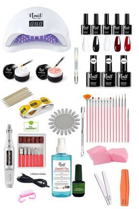 Nail Master Protez Tırnak Kalıcı Oje Full Set