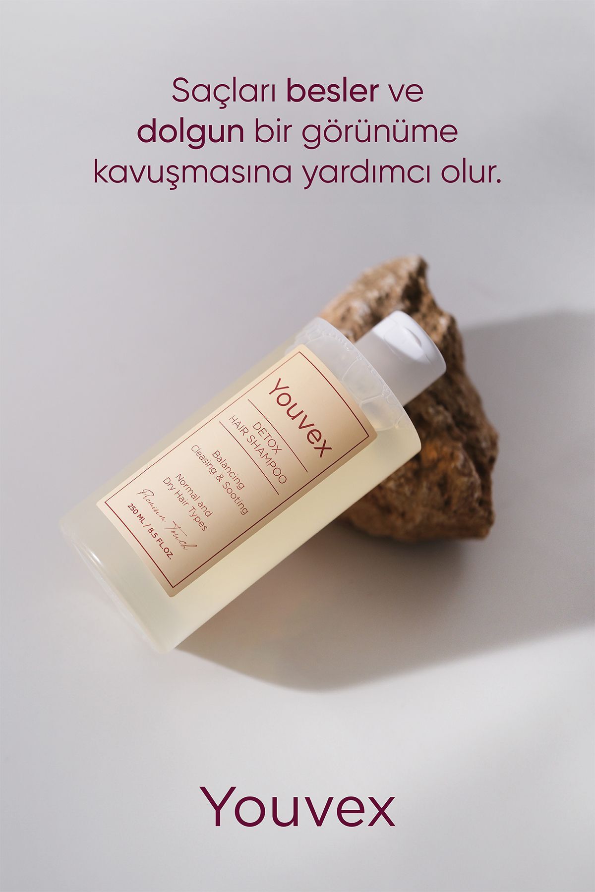 Normal,Kuru Saçlar için Detox Bakım Şampuanı 250ml ve Yoğun Bakım Maskesi 100ml Saç Bakım Seti — 8684272194081-M — تصویر 5 از 7