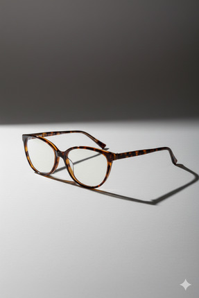 Angel Eyes Cat Eye Leopar Desenli Mavi Işık Korumalı Şeffaf Kadın Ekran Gözlü...