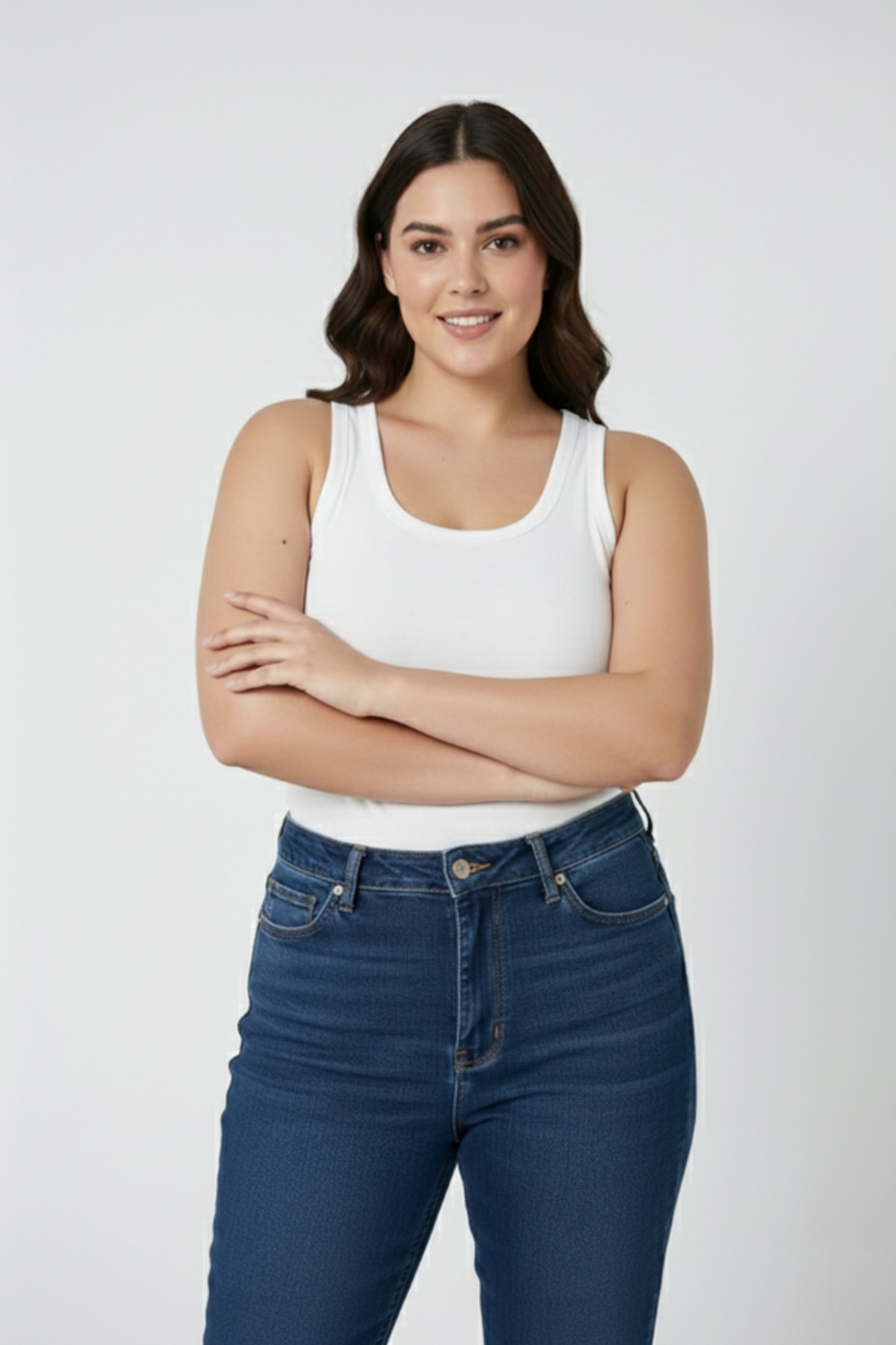 MrrMajestic  Kaşkorse 3 Lü Pk. Kadın Fitilli Görünümlü Kalın Askılı Basic Atlet - Görsel 8