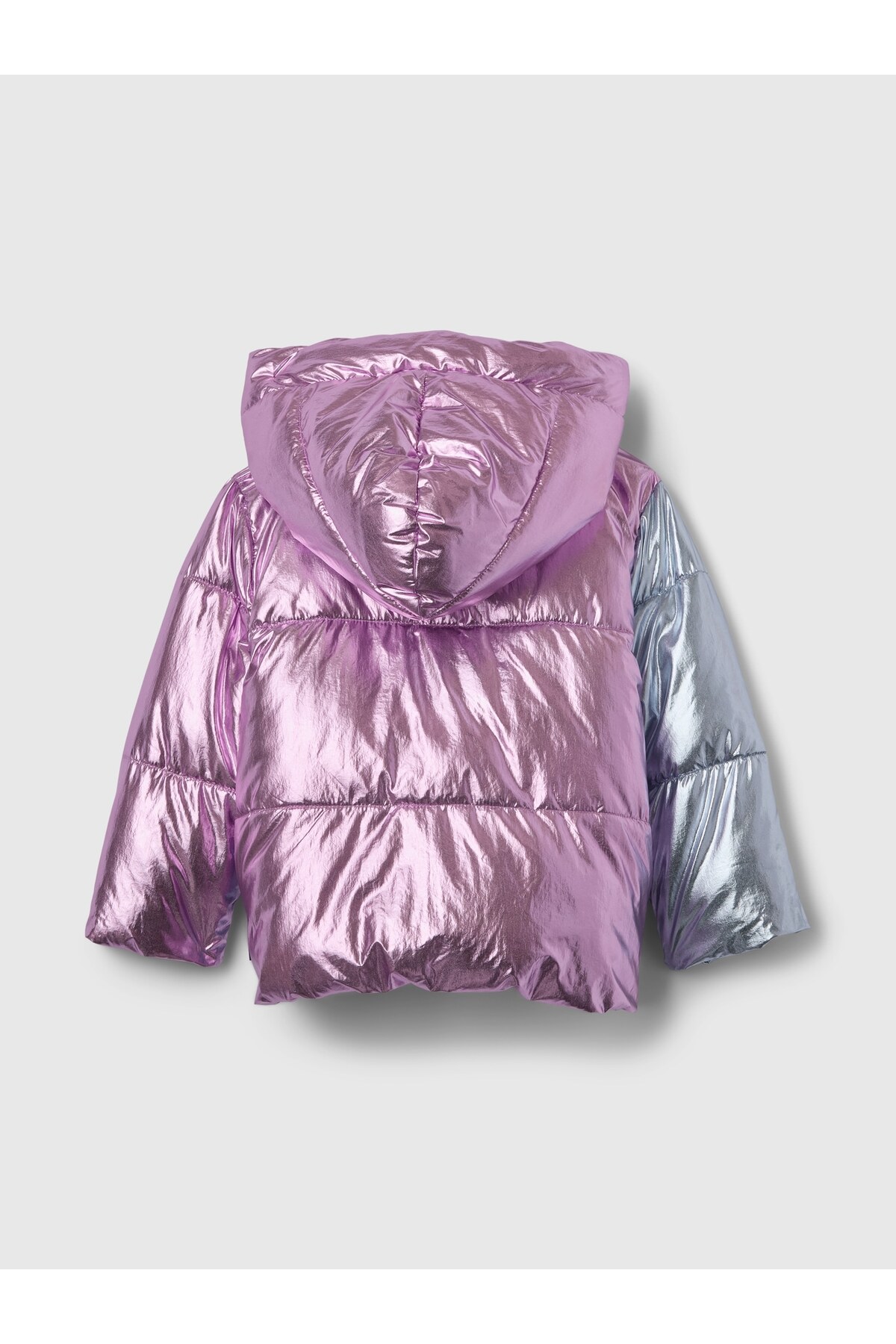 GAP Kız Bebek Çok Renkli Puffer Şişme Mont fotoğrafı 3 (önizleme)