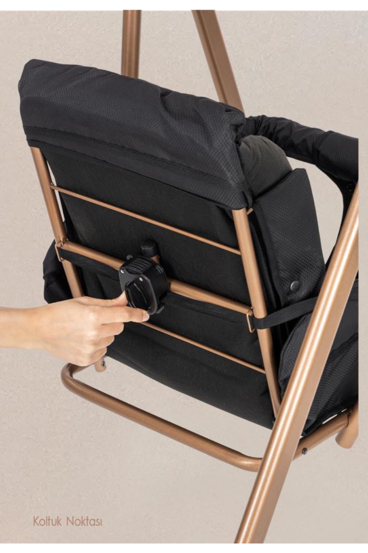 Rival RV128 Candy Mama Tepsili Bebek & Çocuk Salıncak Antrasit fotoğrafı 6 (önizleme)