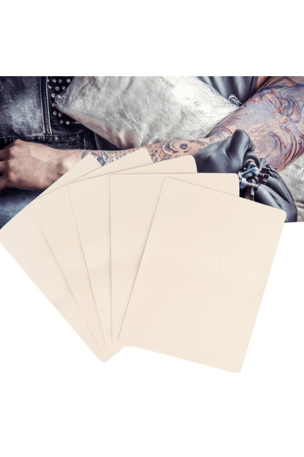 5 Adet Profesyonel Boş Dövme Microbladıng Pudralı Mumlu Latex Premıum Kalite Çift Yön — Pudralılatexalara