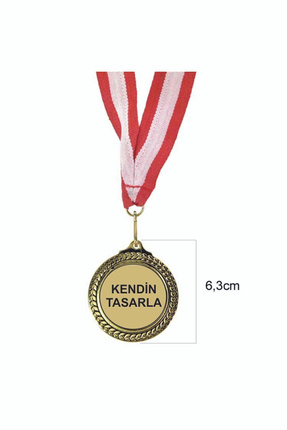 Genel Markalar Kişiye Özel Baskılı Madalya Gold