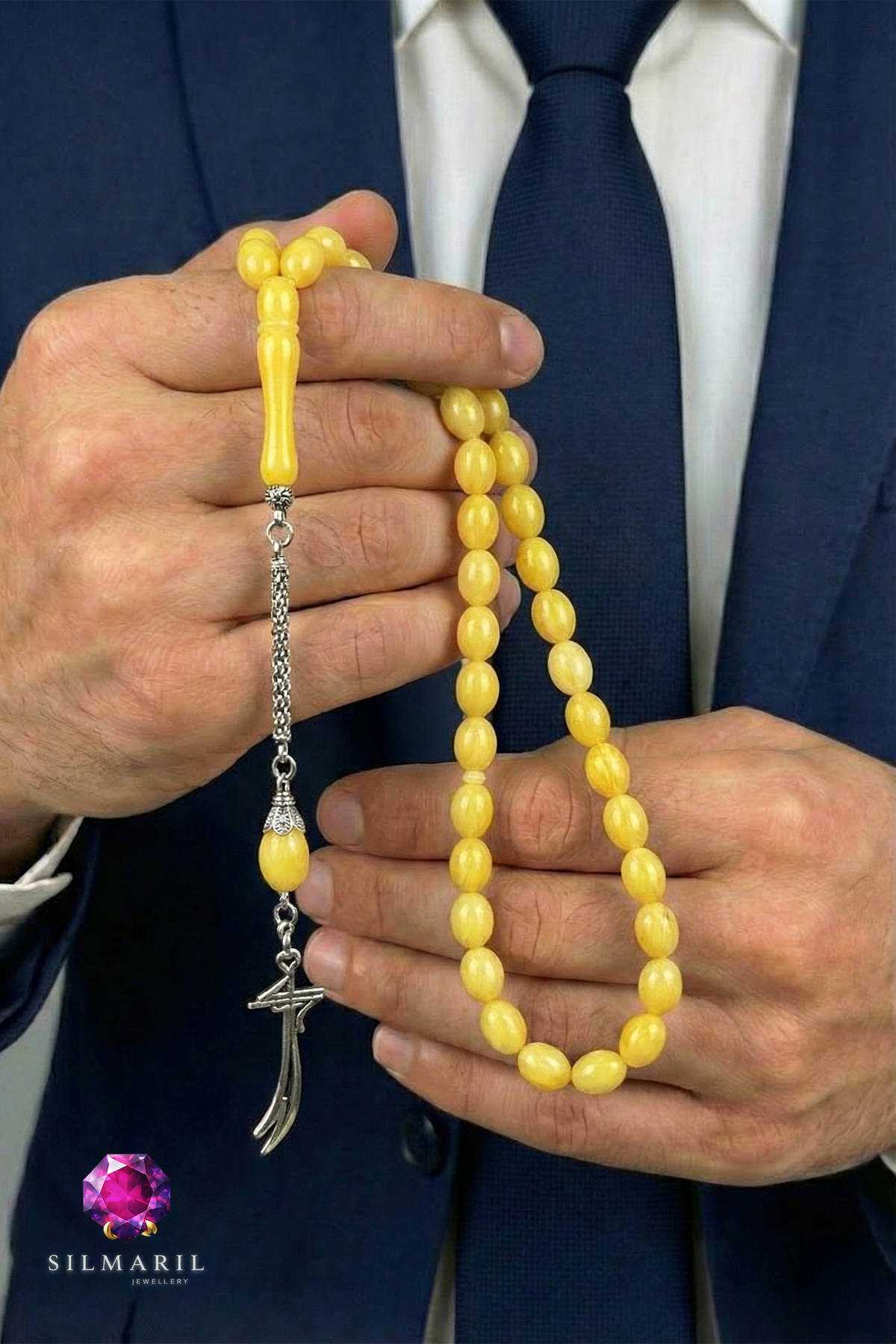 Sükûnetin Simgesi: Beyrut Damla Kehribar Tespih