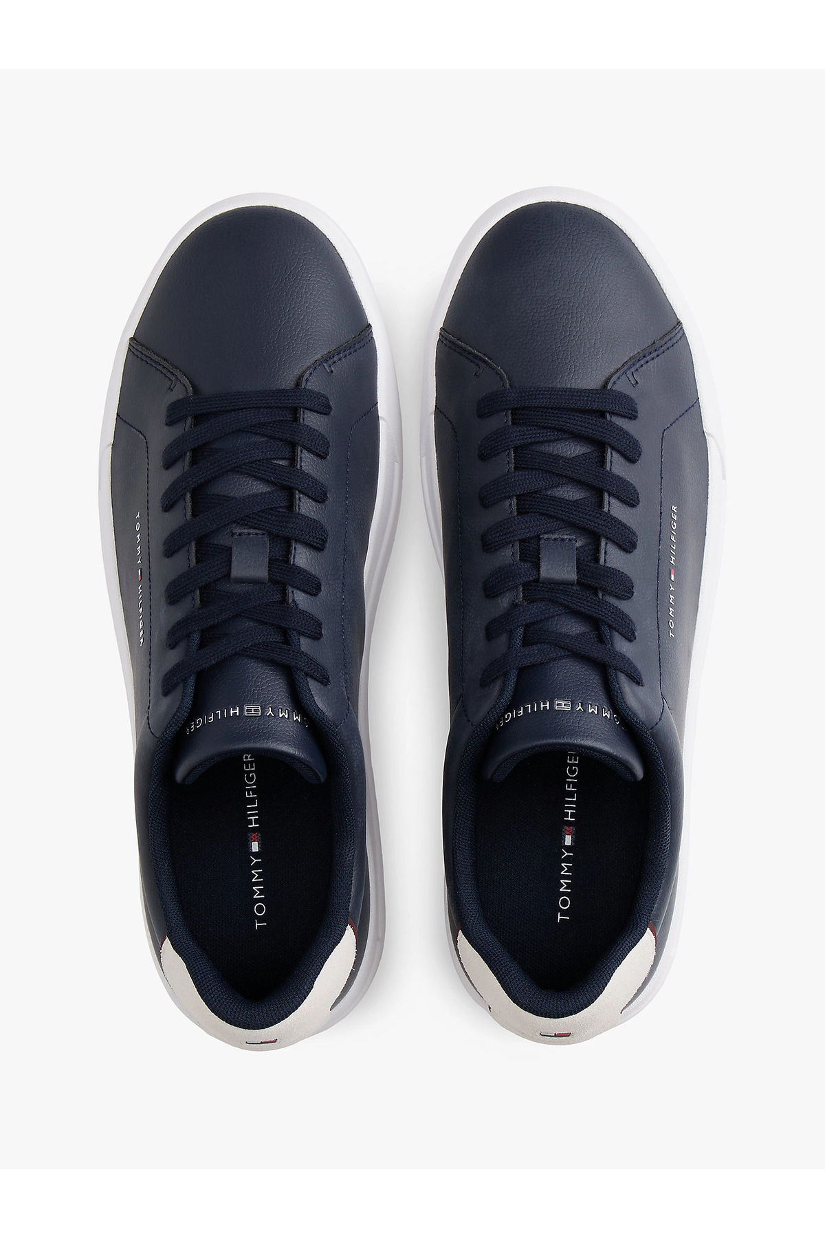 Tommy Hilfiger  TH COURT LTH DETAIL ESS Erkek lacivert Sneaker FM0FM05367DW5 - Görsel 2