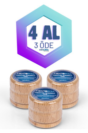Mentoroll Mıgren ve Baş ağrısı Taşı Mentol taşı 3 Adet