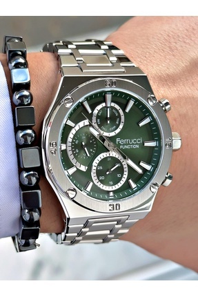 Ferrucci Function FCF.13605FM.05 Çelik Kordon Erkek Kol Saati