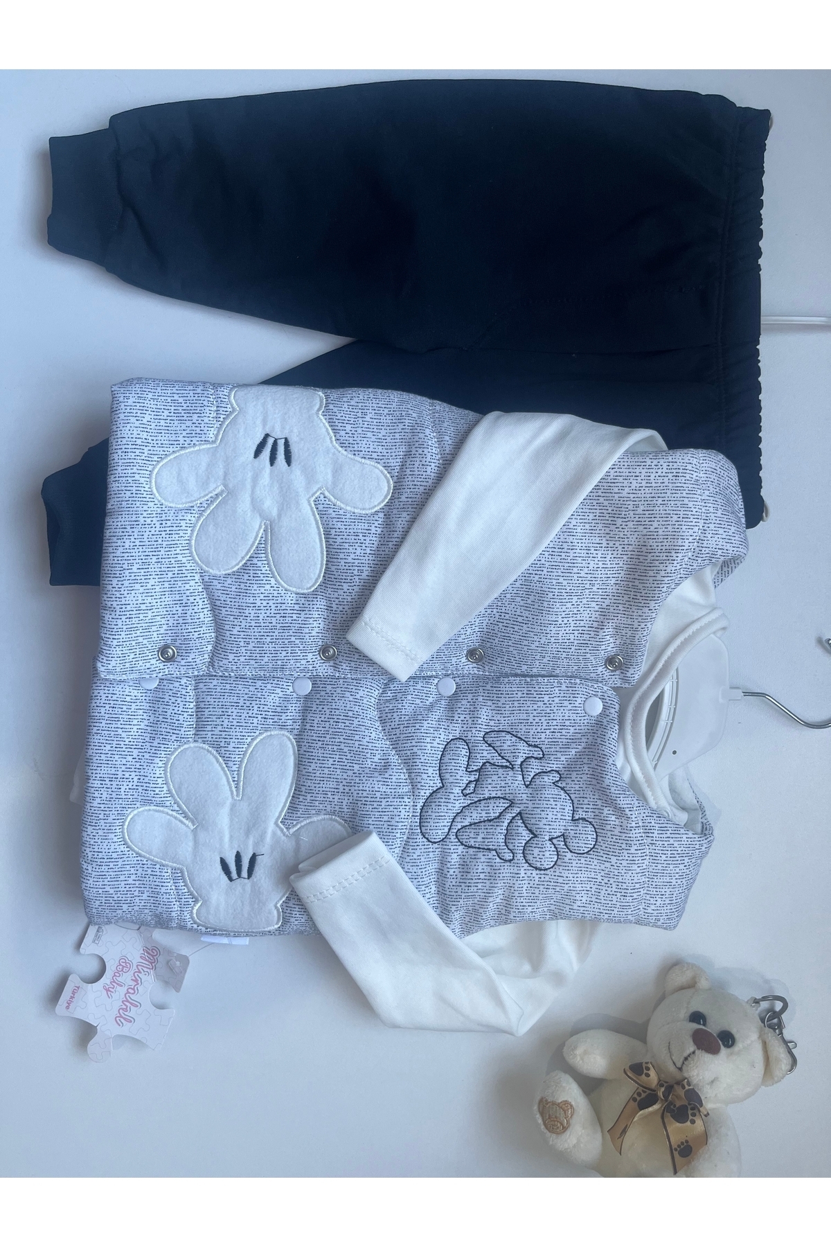 Bebek El Nakışlı Elyaflı Şişme Takım 3'lü fotoğrafı 2 (önizleme)