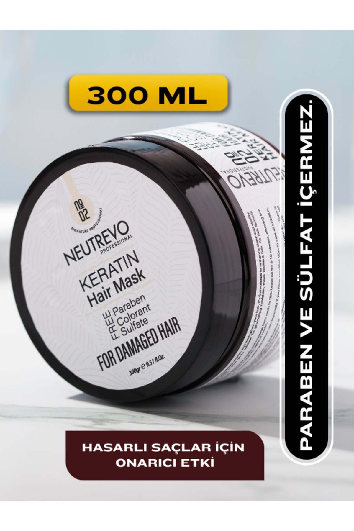 No:2 Saç Bakım Seti Keratin Serisi — NeutrevoNo2SET — تصویر 2 از 6