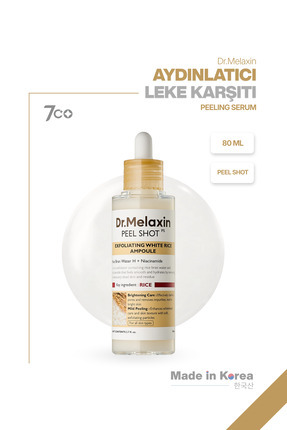 Dr.Melaxin Aydınlatıcı & Leke Karşıtı | Pirinç Özlü Peeling Serum (Peel Shot)...