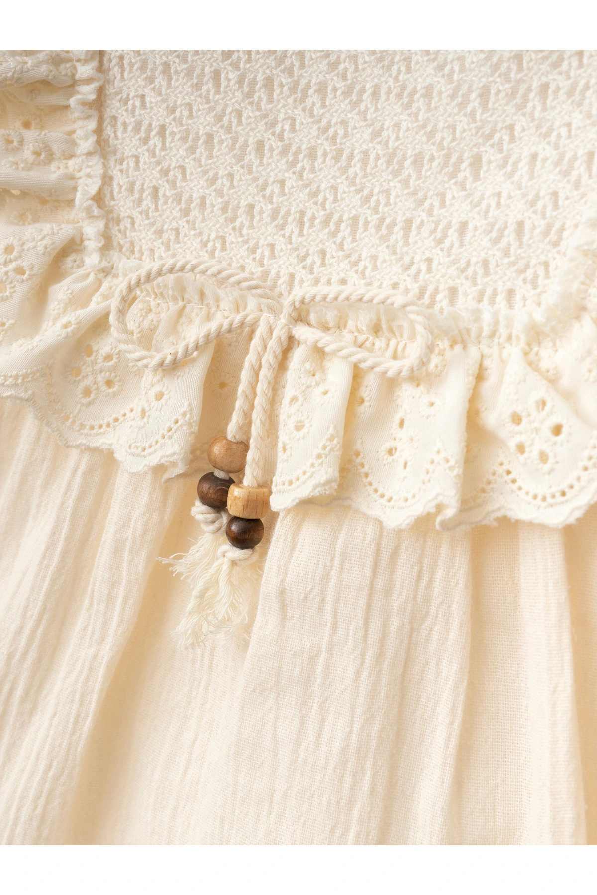 Lumia Baby Dantel Detaylı Kız Bebe Elbise fotoğrafı 3 (önizleme)