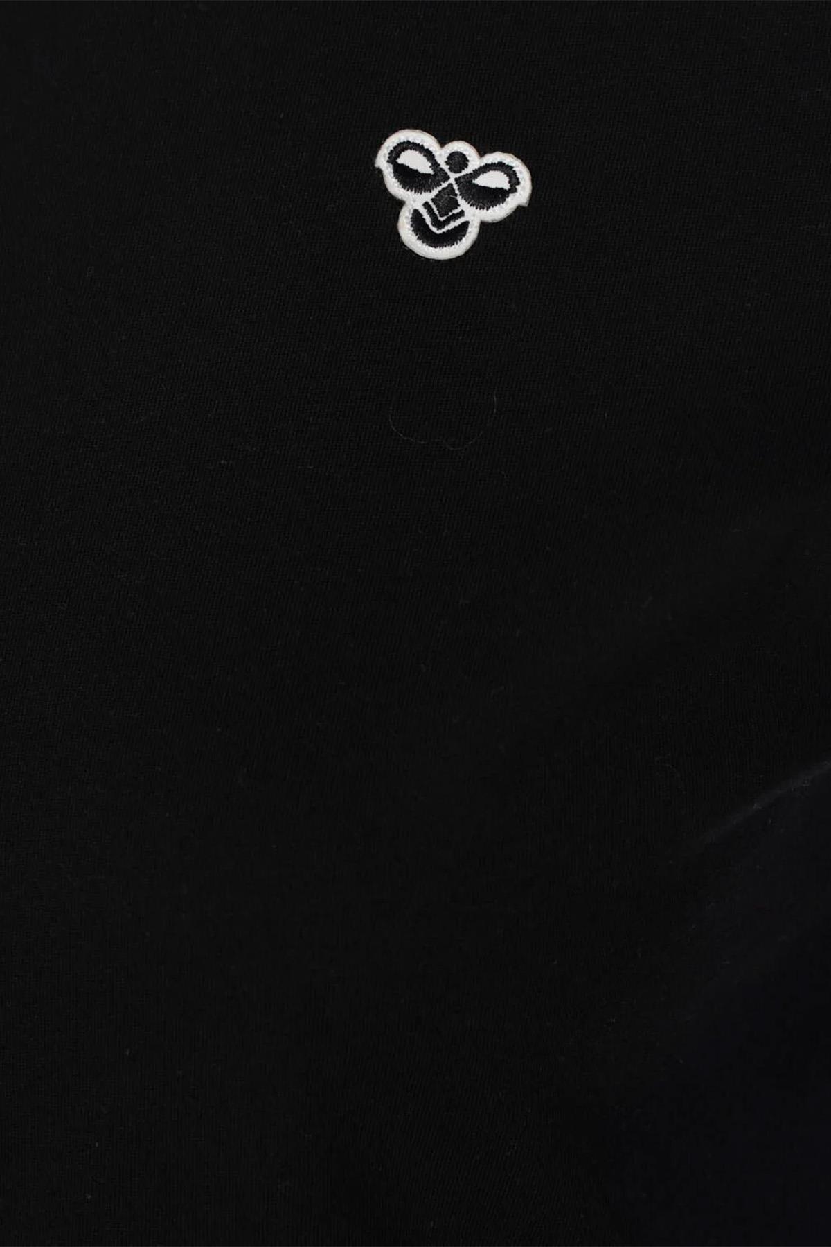 hummel T-Ic Icona Regular 911867-2001 Siyah Kadın Casual T-Shirt görsel 5