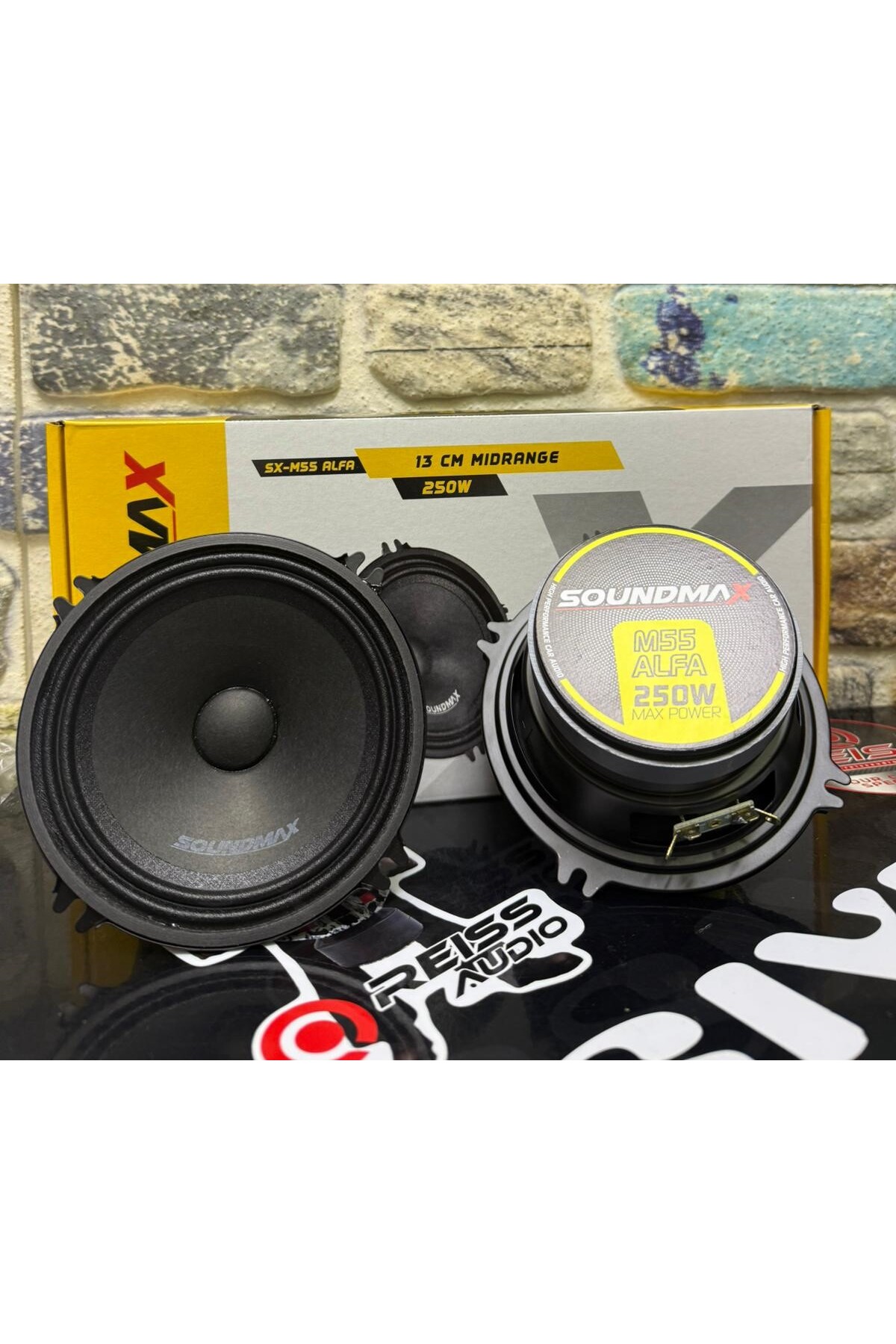 Soundmax Sx-M55ALFA Oto Midrange 13Cm 250 Watt 2 Adet 2026 İLK