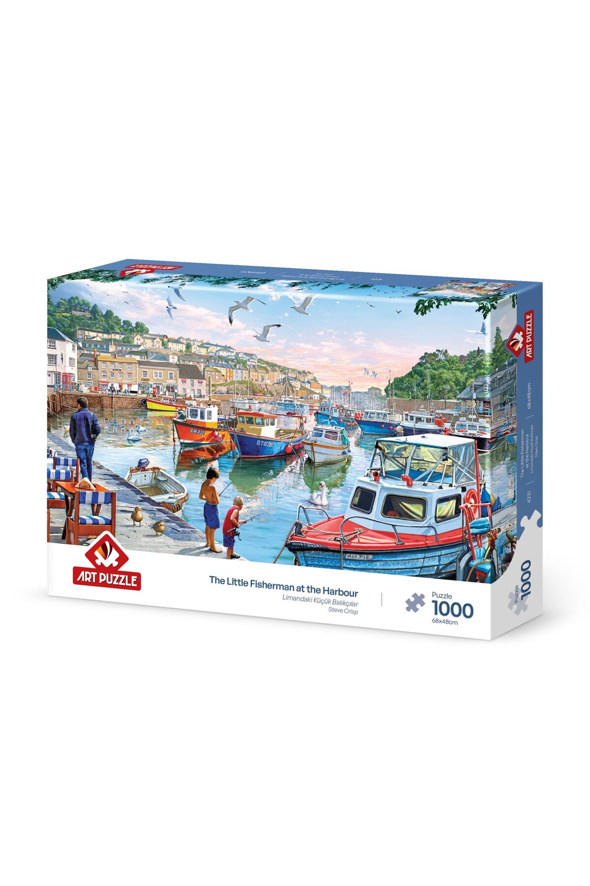 Art Puzzle Limandaki Küçük Balıkçılar 1000 Parça Puzzle - Fiyatı