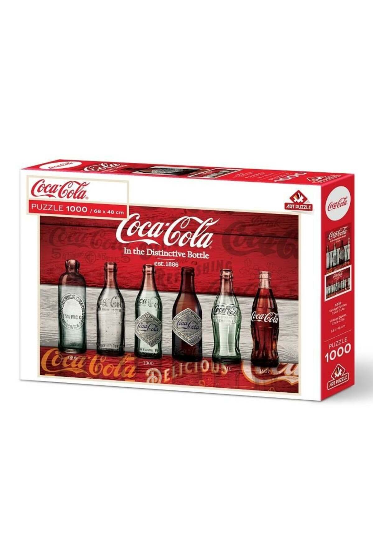 Art Puzzle Coca-Cola Vintage Şişeler 1000 Parça Puzzle - Fiyatı