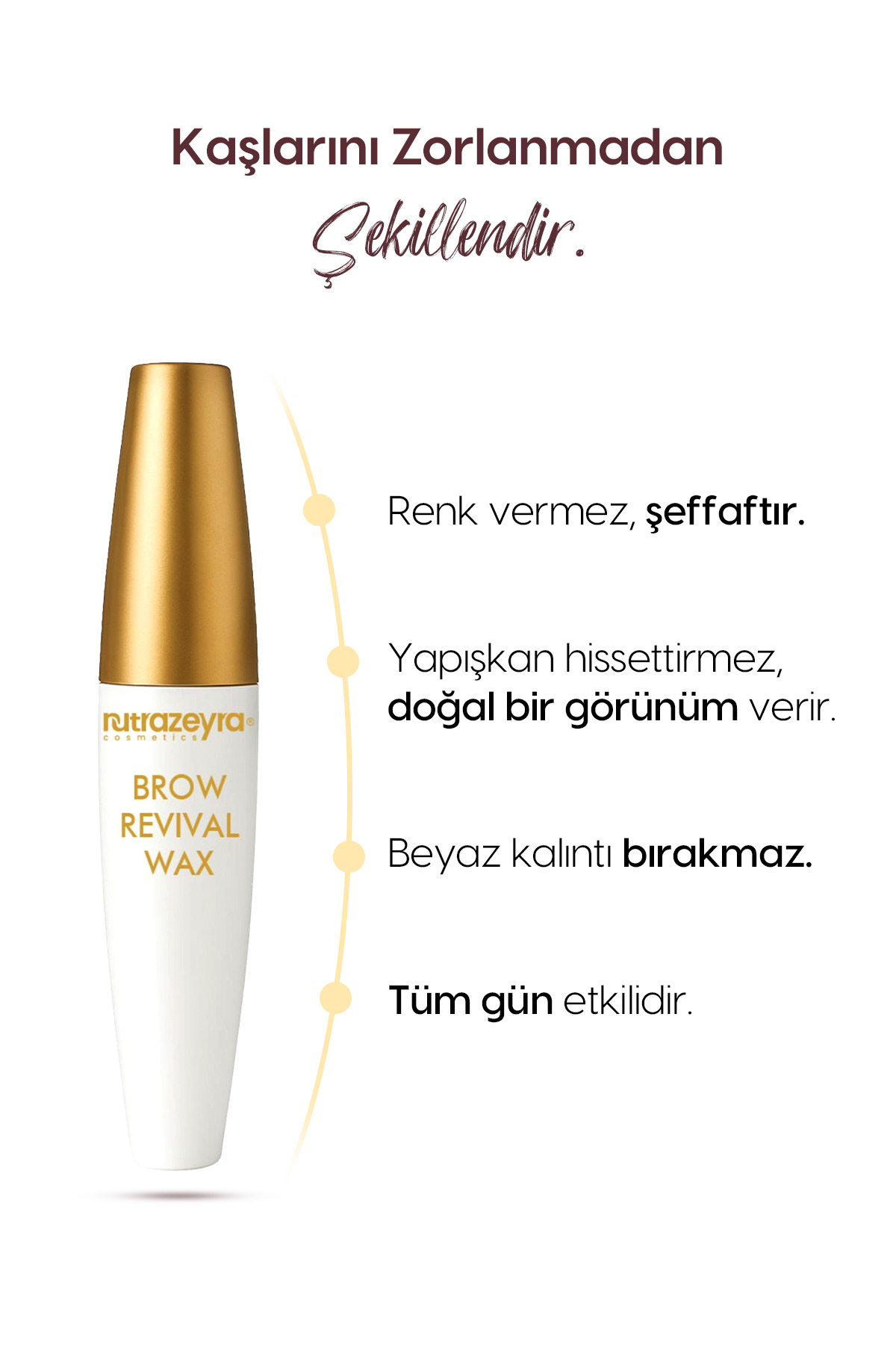 Kaş Sabitleyici Wax Brow Revival Wax 8 ml — مشکی NTZKMW — تصویر 4 از 9
