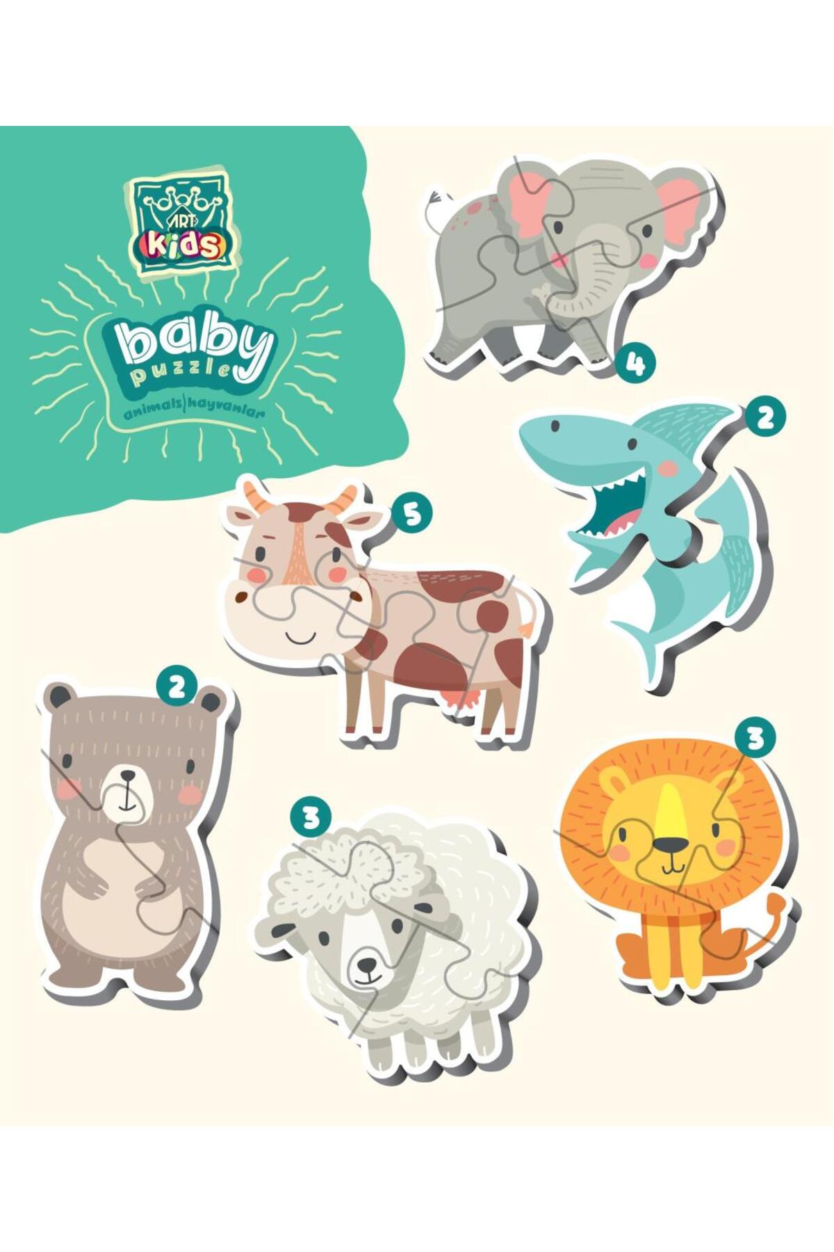 Art Puzzle Art Kids Hayvanlar Baby Puzzle fotoğrafı 2 (önizleme)