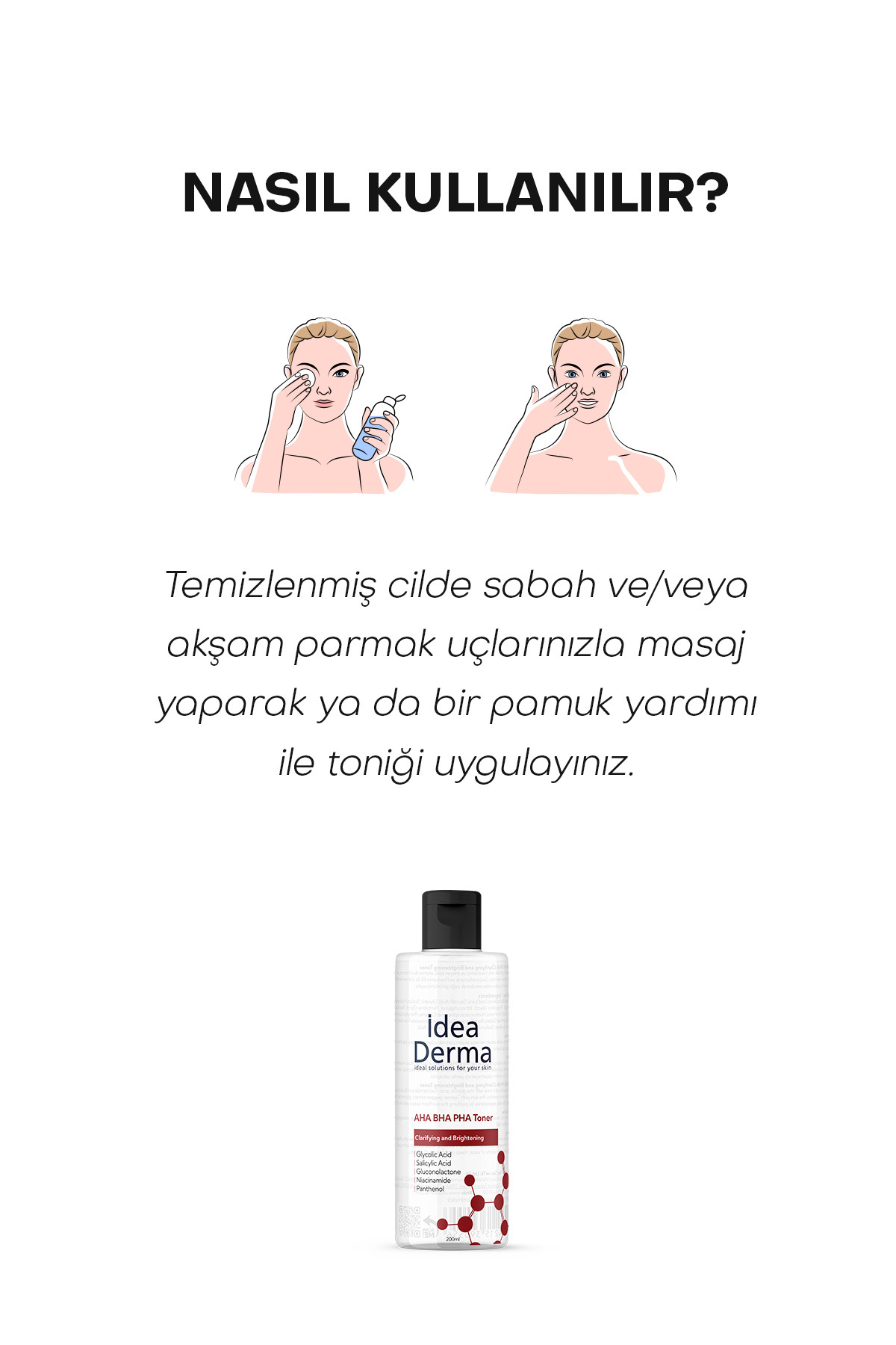AHA BHA PHA Clarifying and Brightening Toner 200 ml — 8684215390556 — تصویر 4 از 5