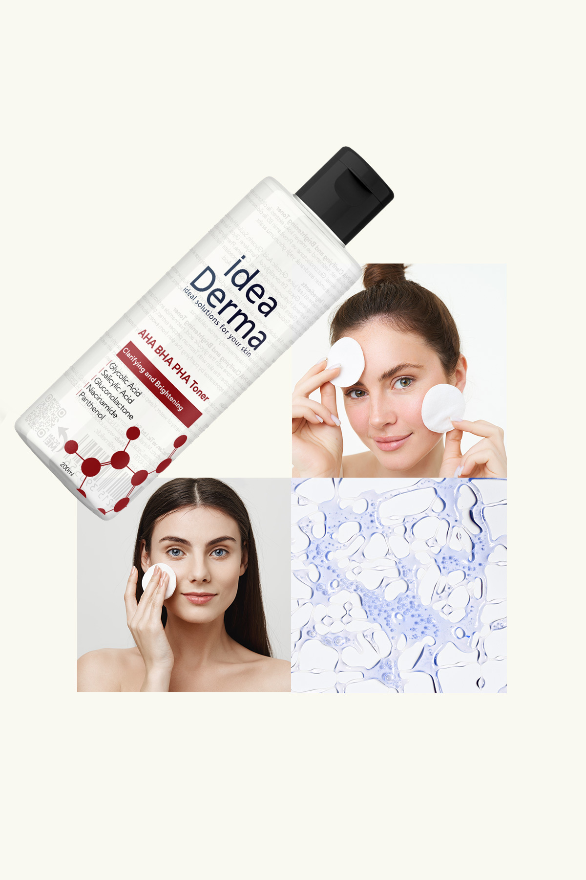 AHA BHA PHA Clarifying and Brightening Toner 200 ml — 8684215390556 — تصویر 5 از 5