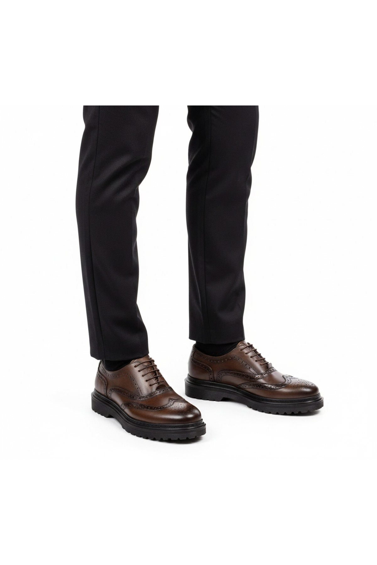 Martinetto  Hakiki Deri Kahverengi Günlük Erkek Ayakkabı - Görsel 4