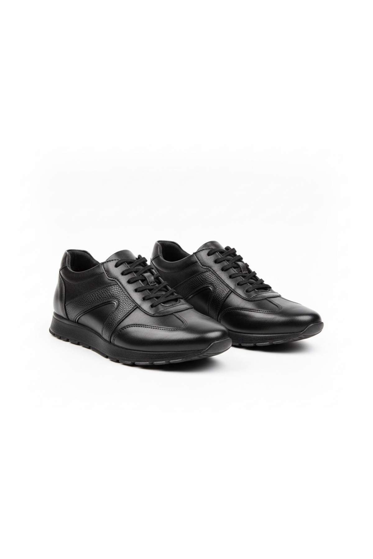 Martinetto  Hakiki Deri Siyah Günlük Erkek Ayakkabı - Görsel 9