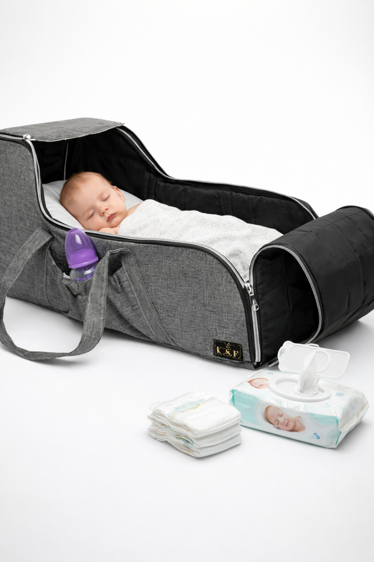 USF Portbebe Ana Kucağı Puset Bebek Taşıma Çanta Puseti (SIVI VE RÜZGAR GEÇİRMEZ) fotoğrafı 6 (önizleme)