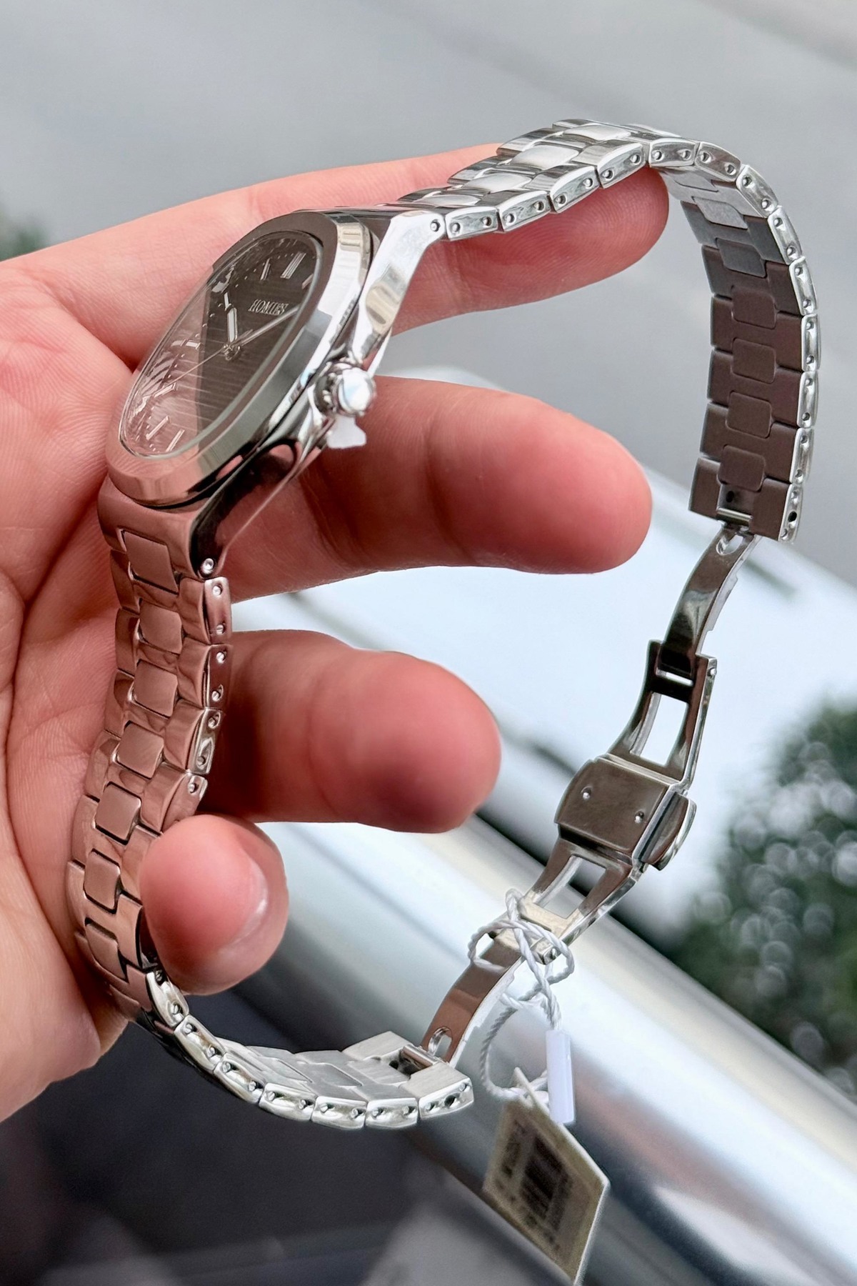 Homies  ERKEK KOL SAATİ TAKVİM GÖSTERGELİ,EŞREF TEK MODEL,HEDİYELİK KUTUSU VE BİLEKLİK HEDİYELİ .HMMYS50 - Görsel 7