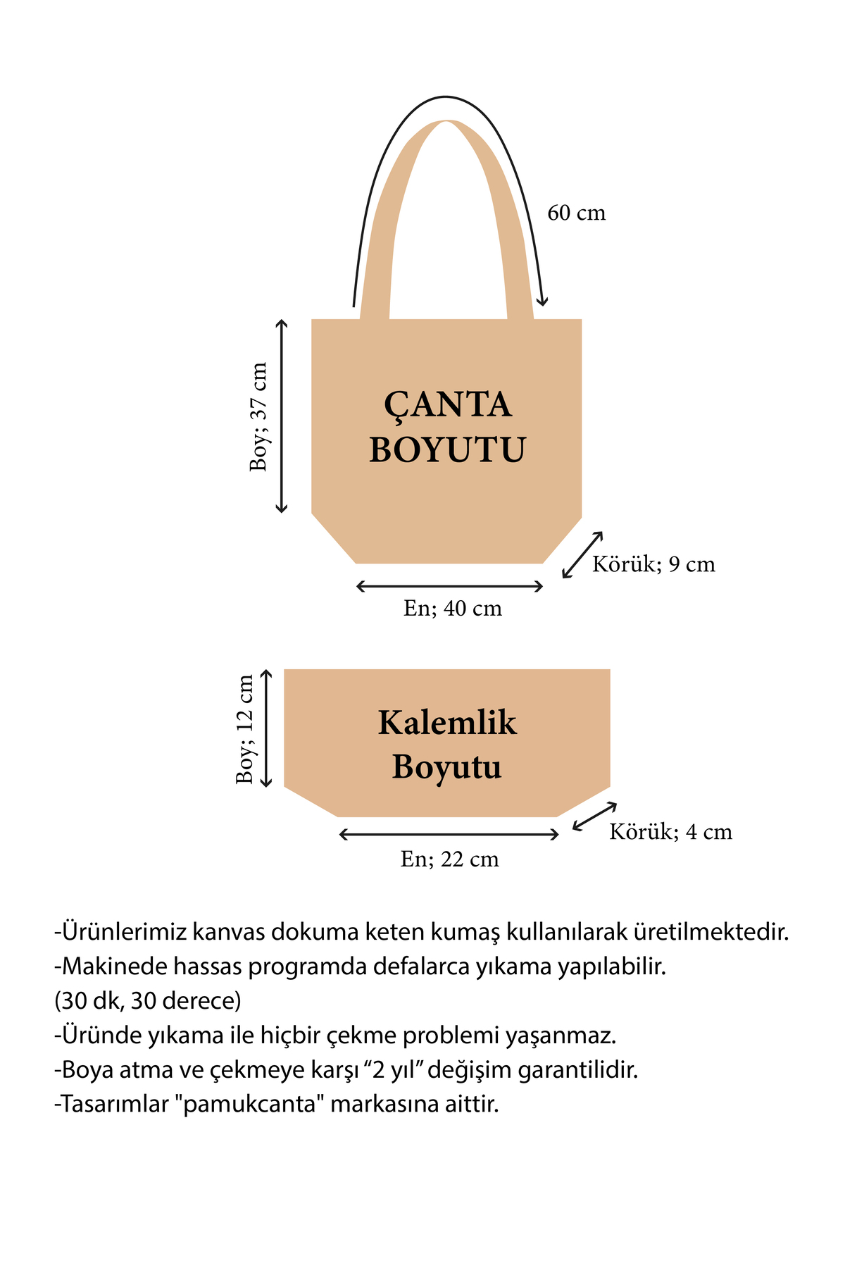 pamukcanta  Gustav Klimt Kanvas Bez Çanta& Makyaj Çantası Yıkanabilir Metal Çıtçıtlı Cepli (2'li Set) - Görsel 2