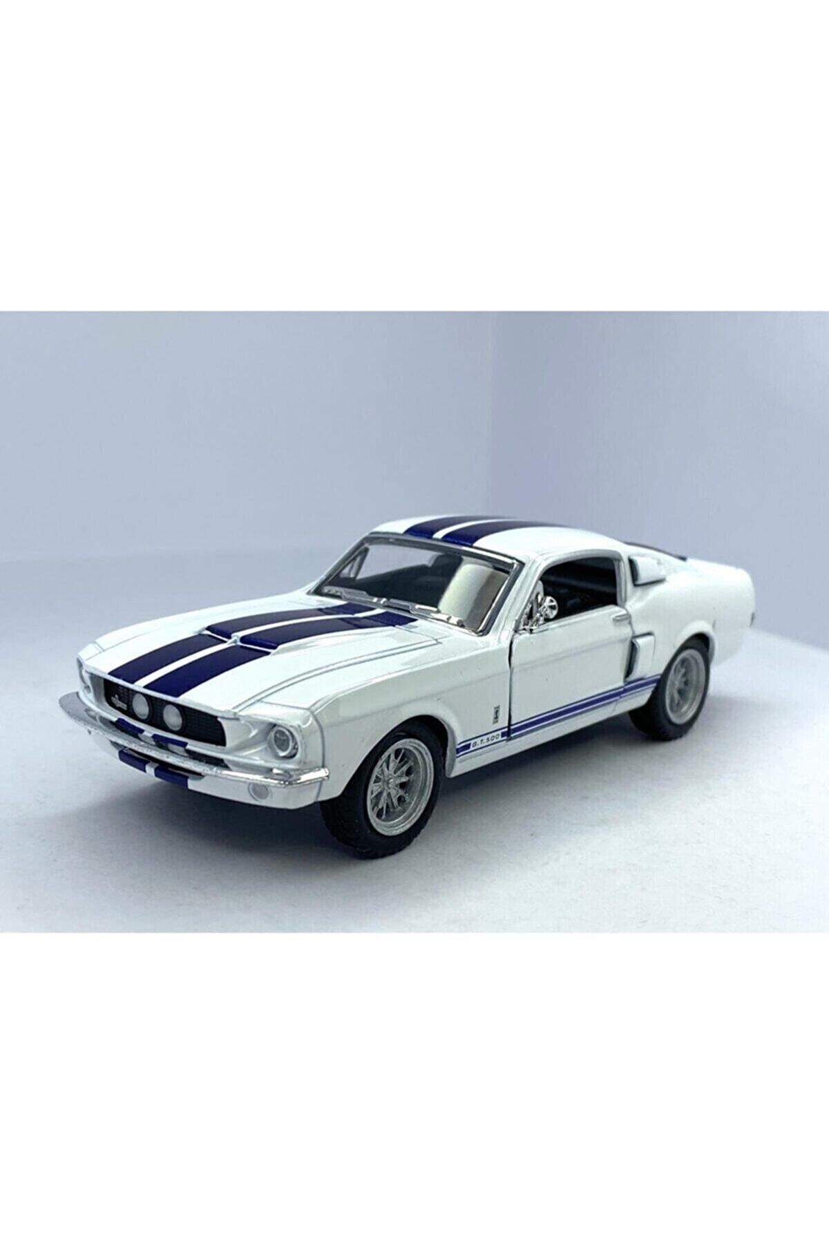 Genel Markalar 1967 Shelby GT500 Çekbırak Diecast Model Araba