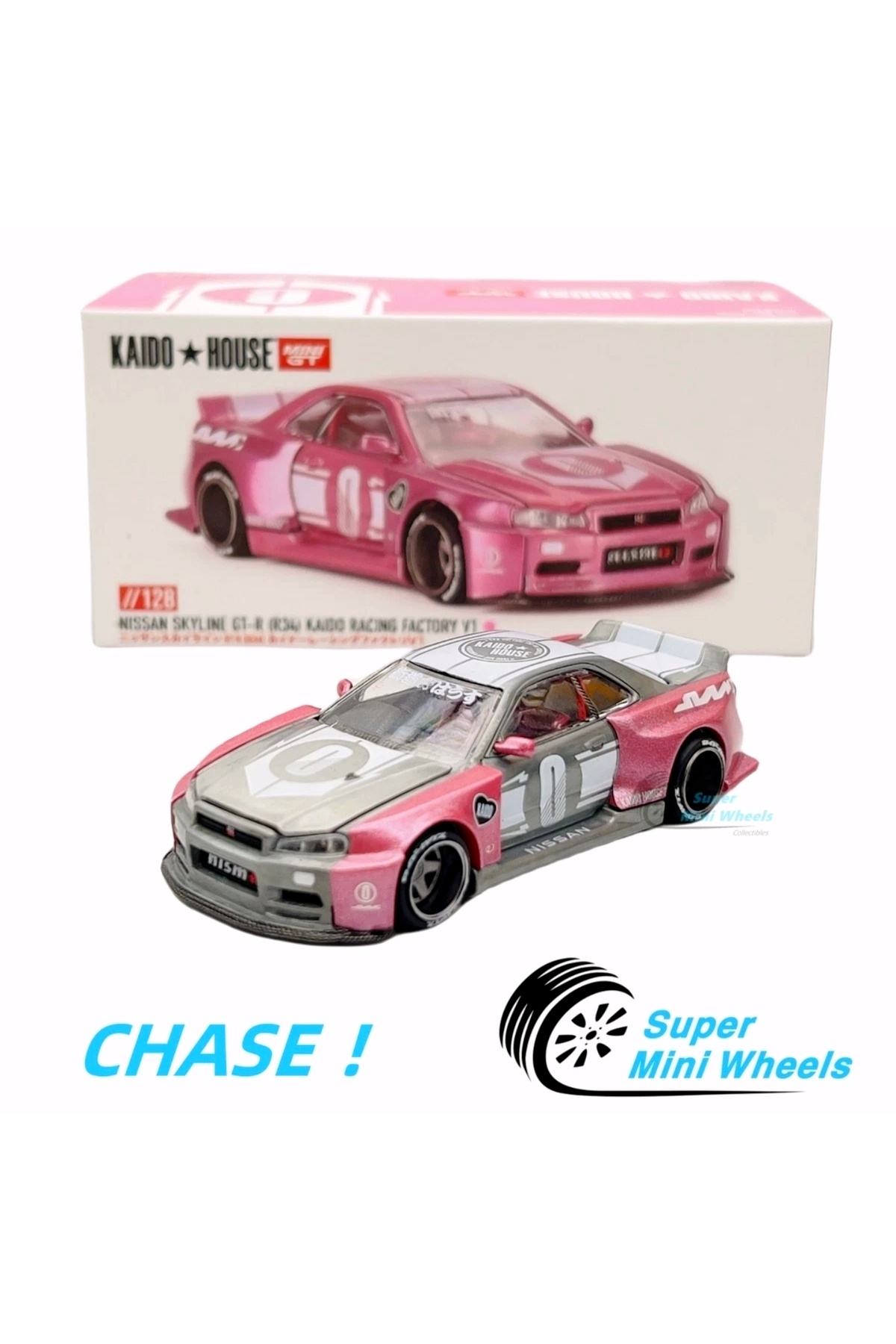 Hotwhells CHASE - Kaido House Nissan Skyline GT-R R34 Kaido Racing