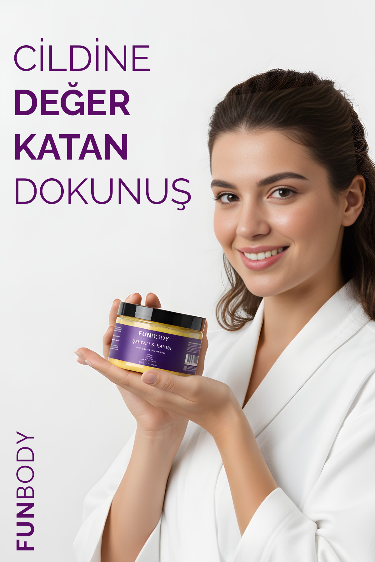 ŞEFTALİ & KAYISI PEELİNG SCRUB 250 ML 1 ADET — FUNKYS — تصویر 5 از 7