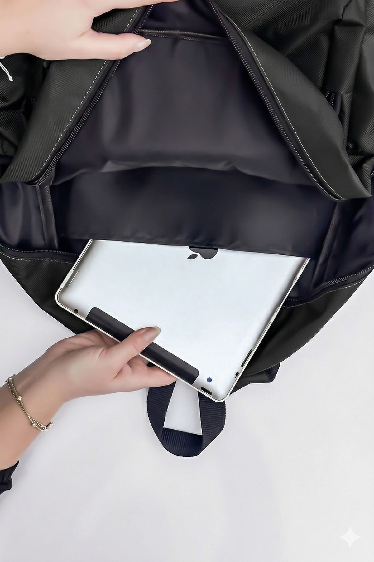 Bambus Home  Spor Sırt Çantası - Ayakkabı Bölmeli , Tablet, Telefon Bölmeli , Su Geçirmez Sırt Çantası - Görsel 7