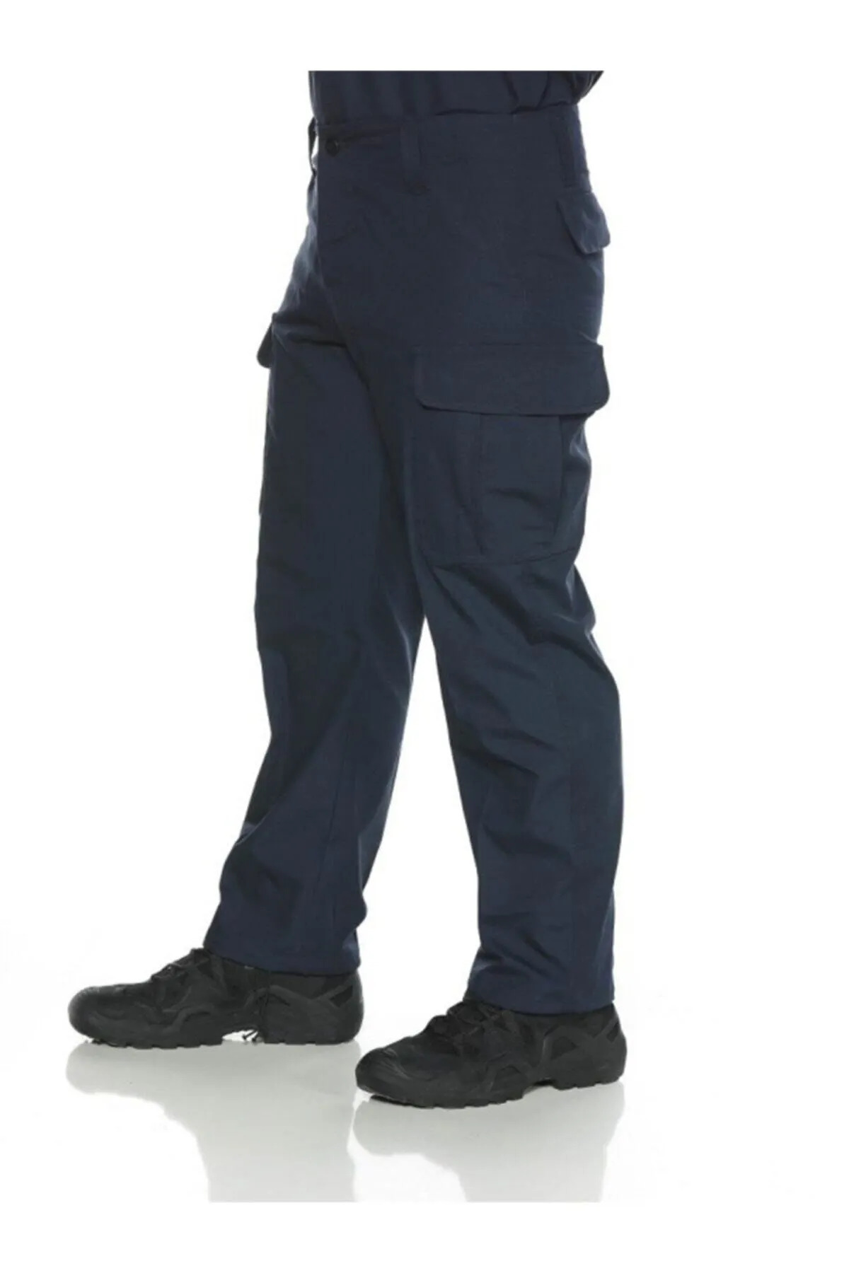 J. Public Order Color Resistant Navy Blue Trousers