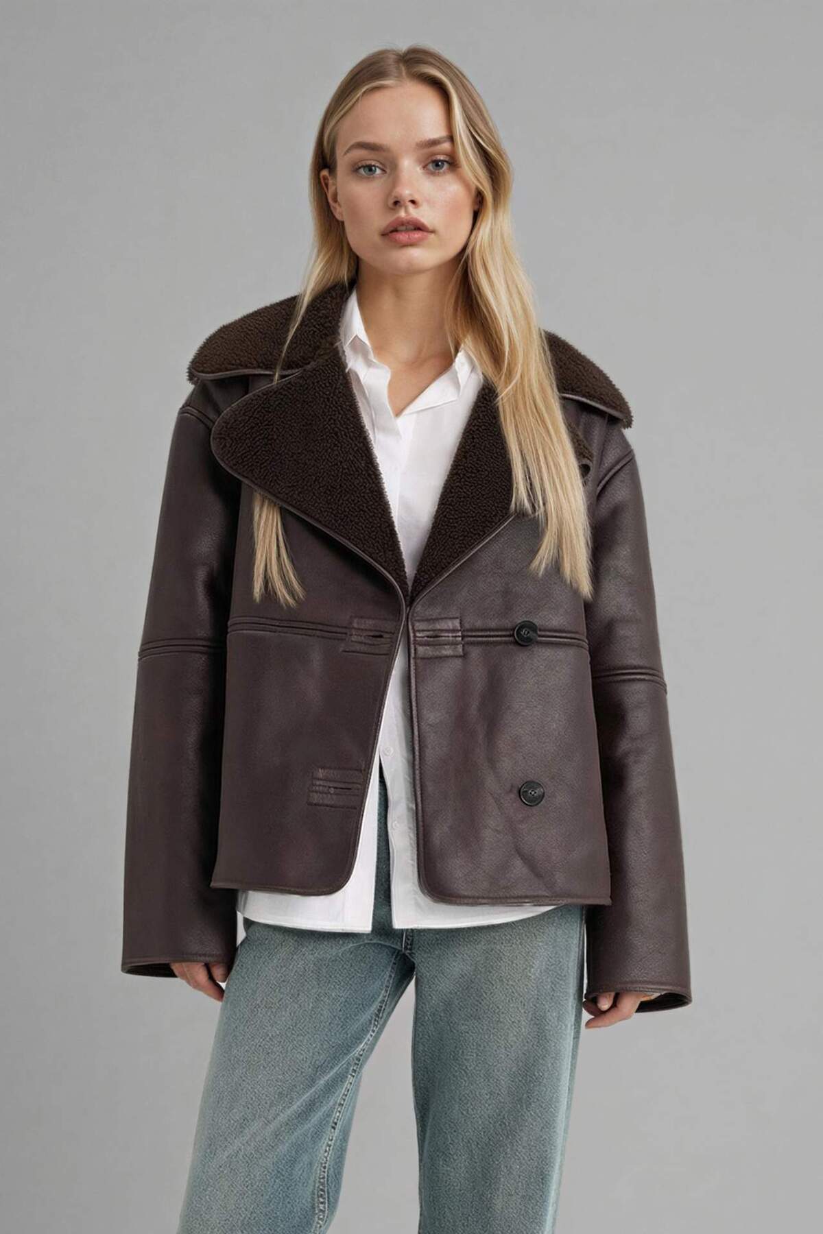 Defacto  Regular Fıt Suni Kürk Astarlı Mont F1886AX25WN