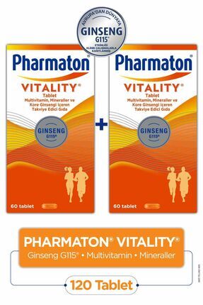 Pharmaton Vitality 60 Tablet 2 Adet