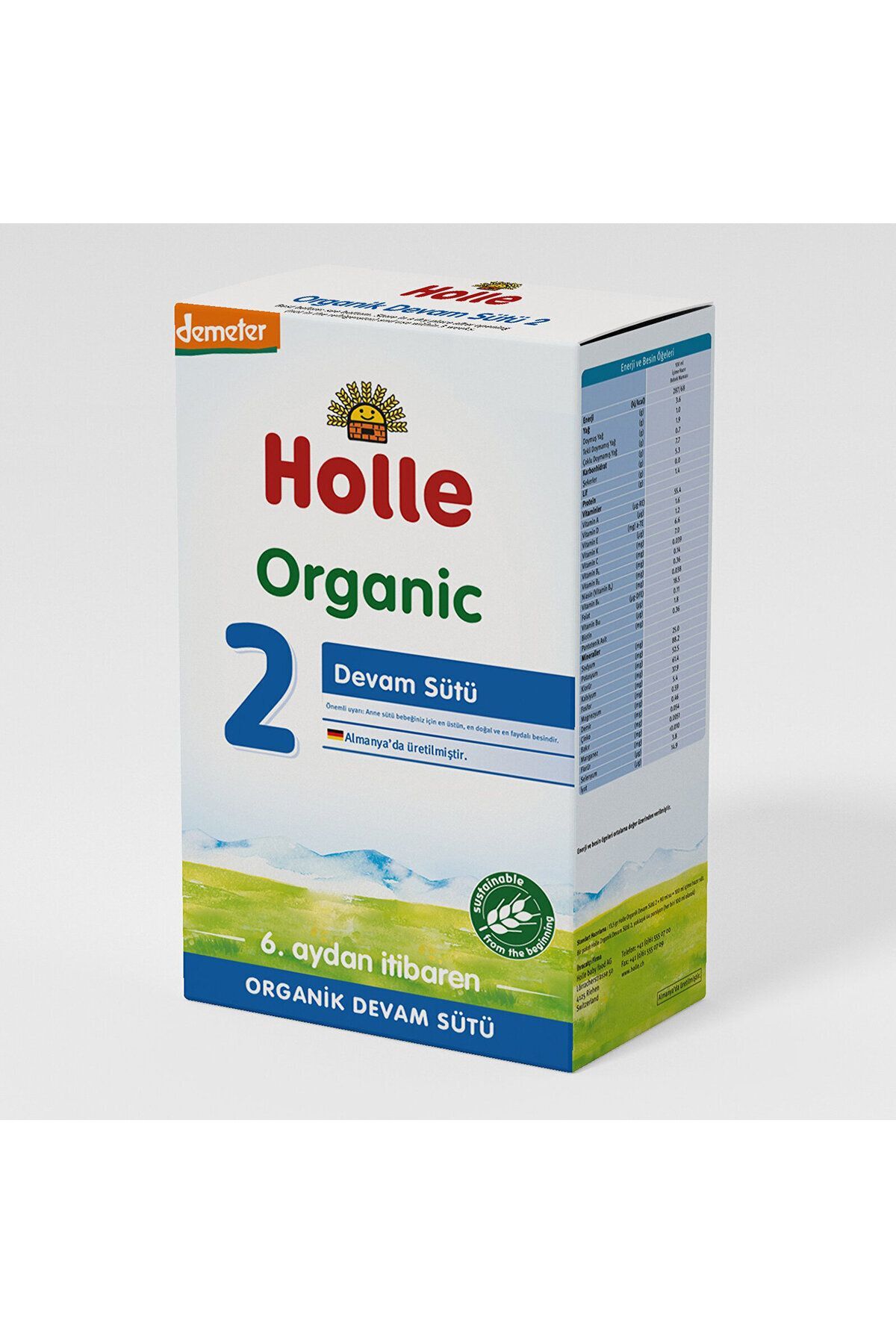 Holle Organik 2 Bebek Devam Sütü 600 gr +6 Ay NO COLOR 2 fotoğrafı 2 (önizleme)