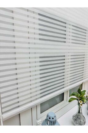 YAZAR HOME JALUZİ GÖRÜNÜMLÜ TÜL STOR PERDE - BERLİN