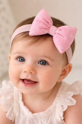 GLORY BABY Pamuk Kız Bebek Fiyonk Bandana 2'li Set