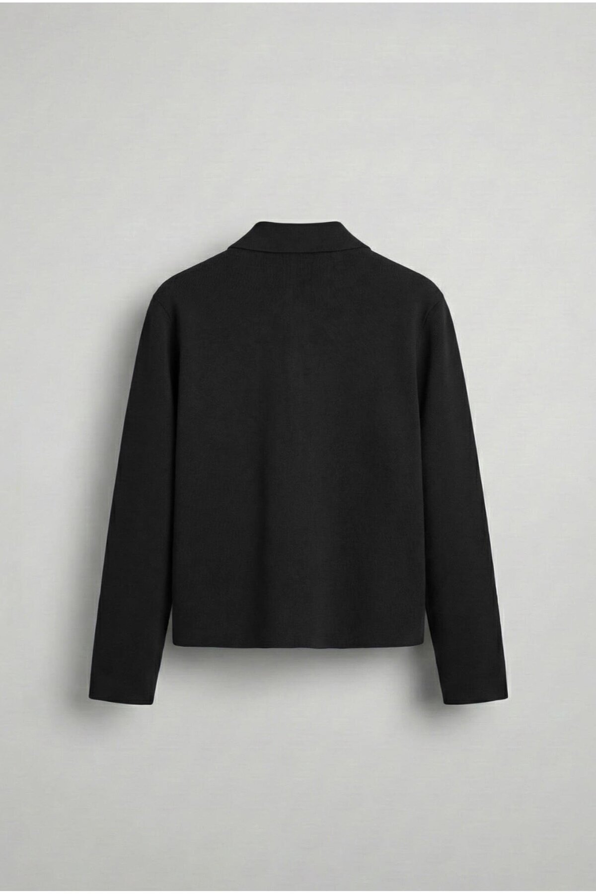 ablukaonline  Erkek Boxy Fit Rahat Ceket Siyah - Görsel 2