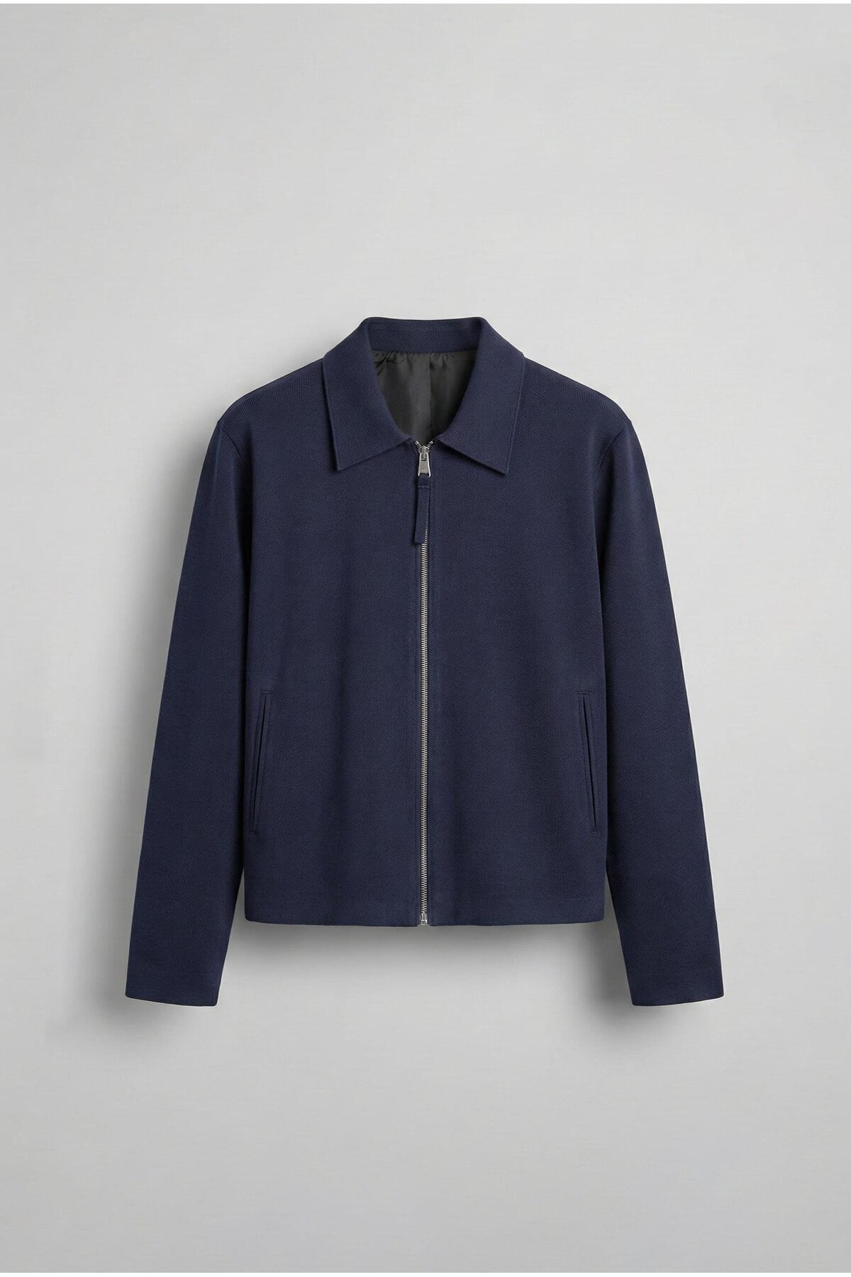 ablukaonline  Erkek Boxy Fit Rahat Ceket Lacivert