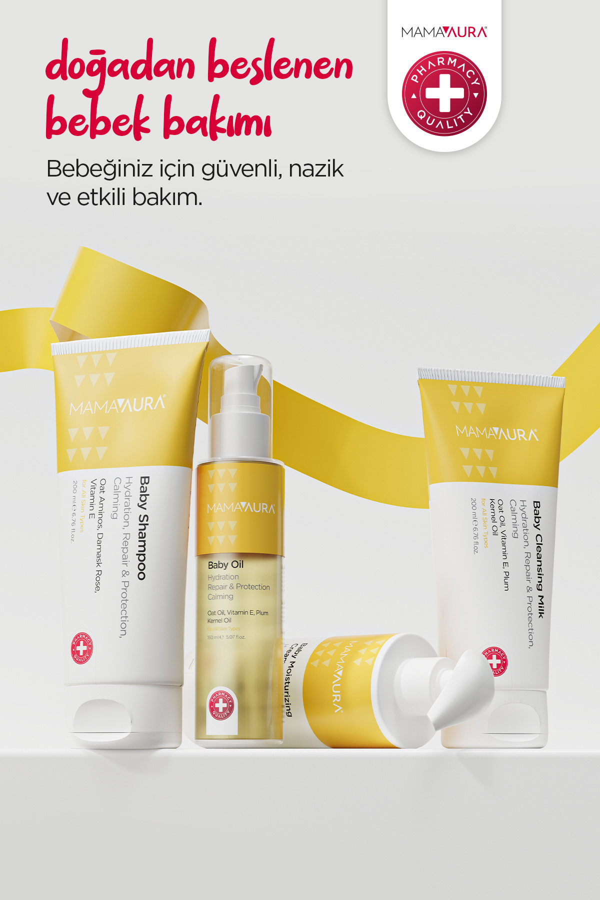 MAMAAURA Nemlendirici Bebek Kremi - Baby Moisturizing Cream 200 ml fotoğrafı 5 (önizleme)