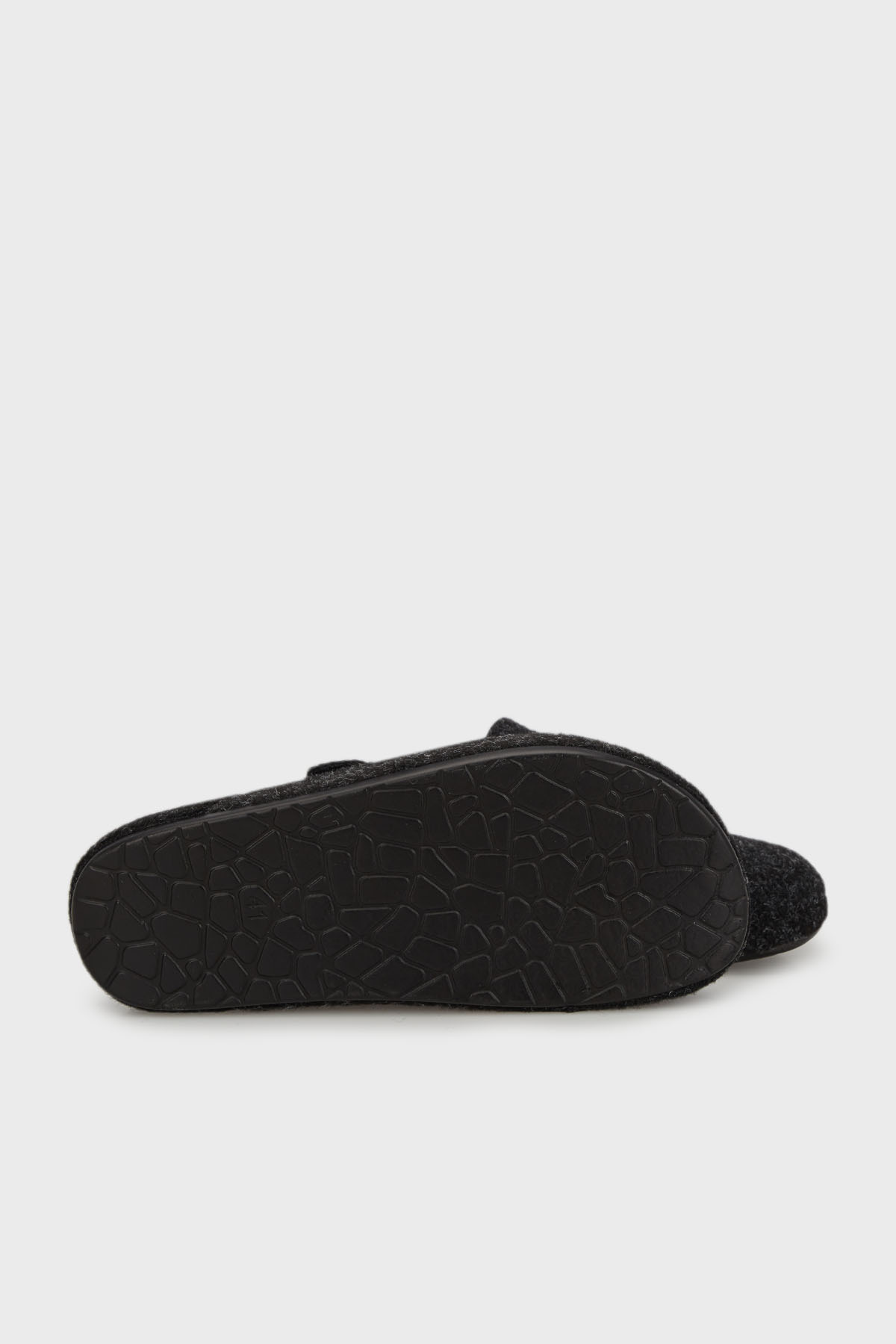 Buratti  Kemerli Keçe Kışlık Ev Terlik Erkek TERLİK 6711003 - Görsel 4