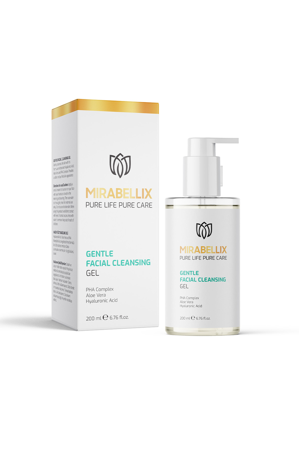 Nazik & Nemlendirici Yüz Temizleme Jeli – Hyaluronik Asit, Aloe Vera ve PHA Kompleksi İçerikli 200 m — TYCKDQ1H7N172468447512245 — تصویر 2 از 6