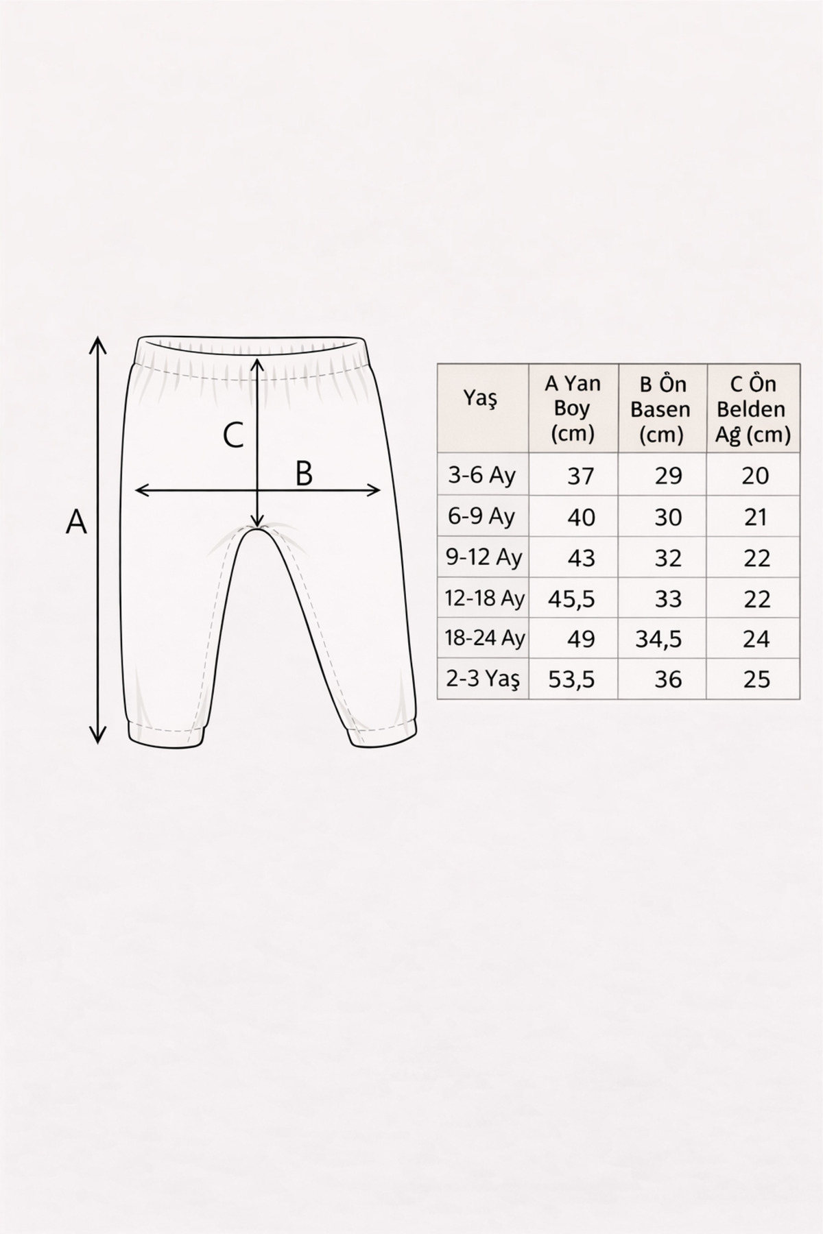 Carmin Baby Unisex bebek müslin pantolon fotoğrafı 2 (önizleme)