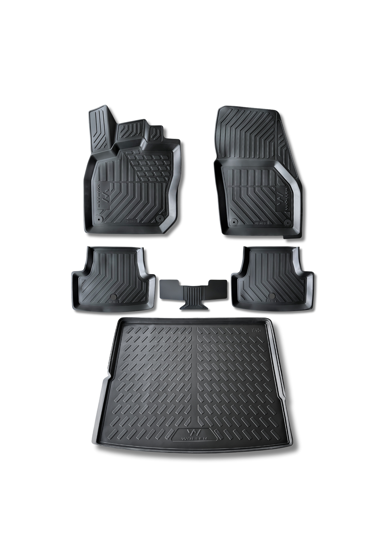 Resim Wöller Volkswagen Tiguan Paspas Bagaj Havuzu Set 2024 2026 Arası Uyumlu 3d Ultraflex Set 