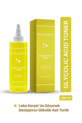 Novalyce Glycolic Acid Toner Canlandırıcı Ve Gözenek Sıkılaştırıcı Tüm Ciltle...