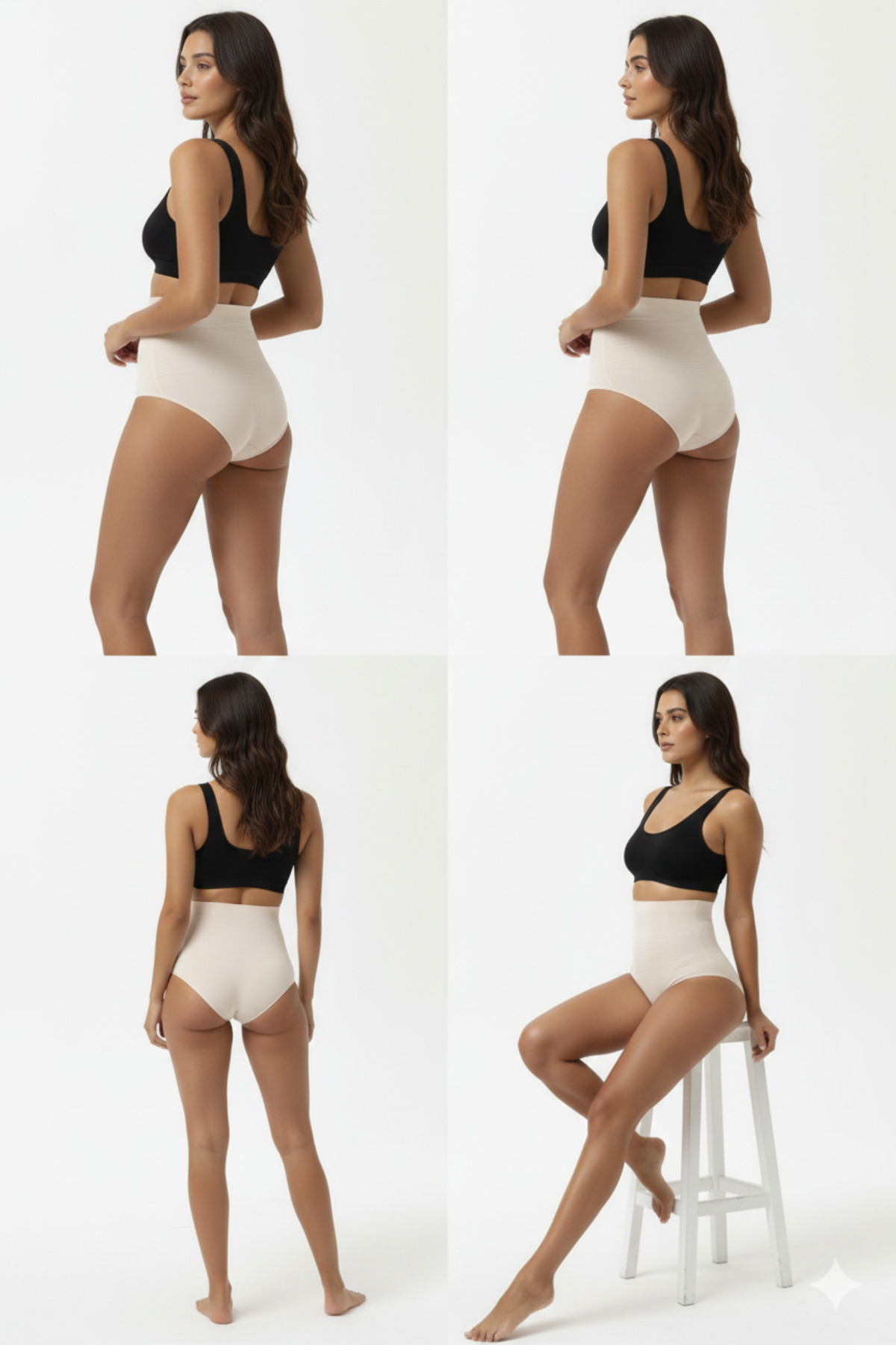 Sweet Sauna Dikişsiz Vücut Şekillendirici Yüksek Bel Külot Sıkılaştırıcı Nefes Alabilen Korse görsel 7
