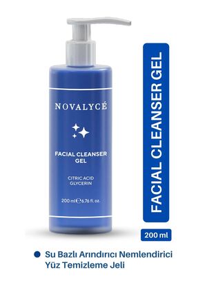 Novalyce Facial Cleanser Gel Arındırıcı Nemlendirici Yüz Temizleme Jeli | Sod...